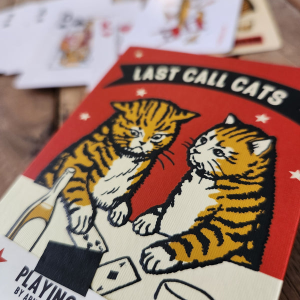 Last Call Cat Playing Cards