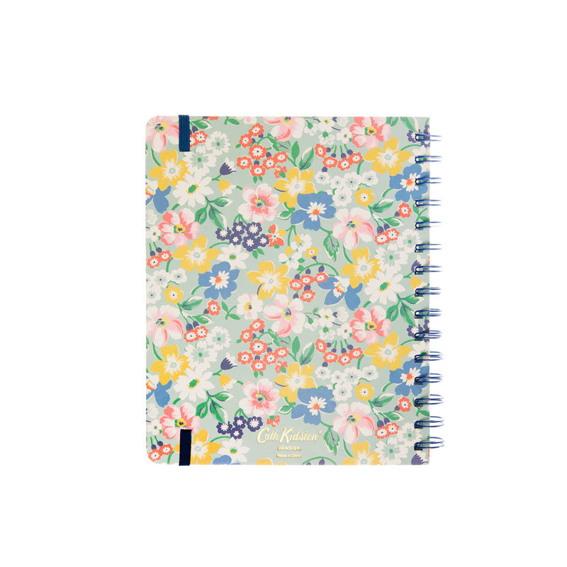 Cath Kidston Autumn Bright Floral Wire Notebook A5