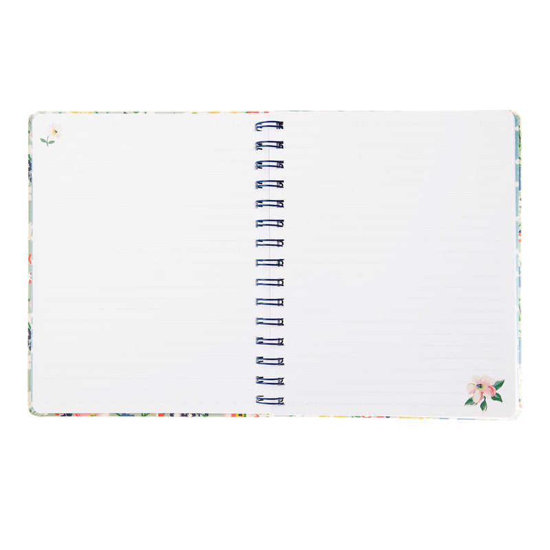 Cath Kidston Autumn Bright Floral Wire Notebook A5