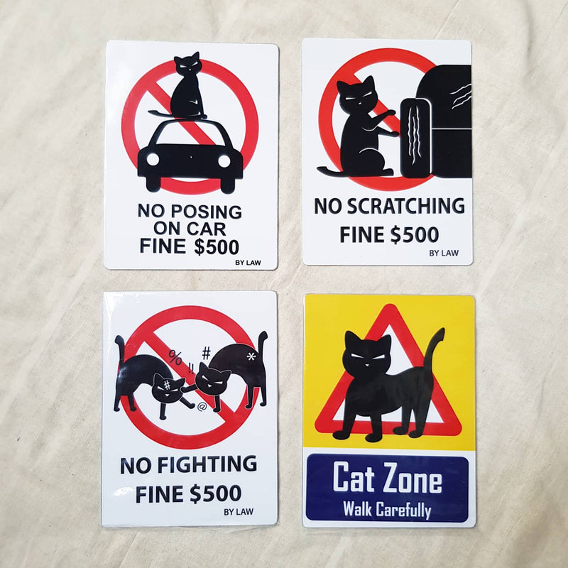 Fine $$ Cat Sign