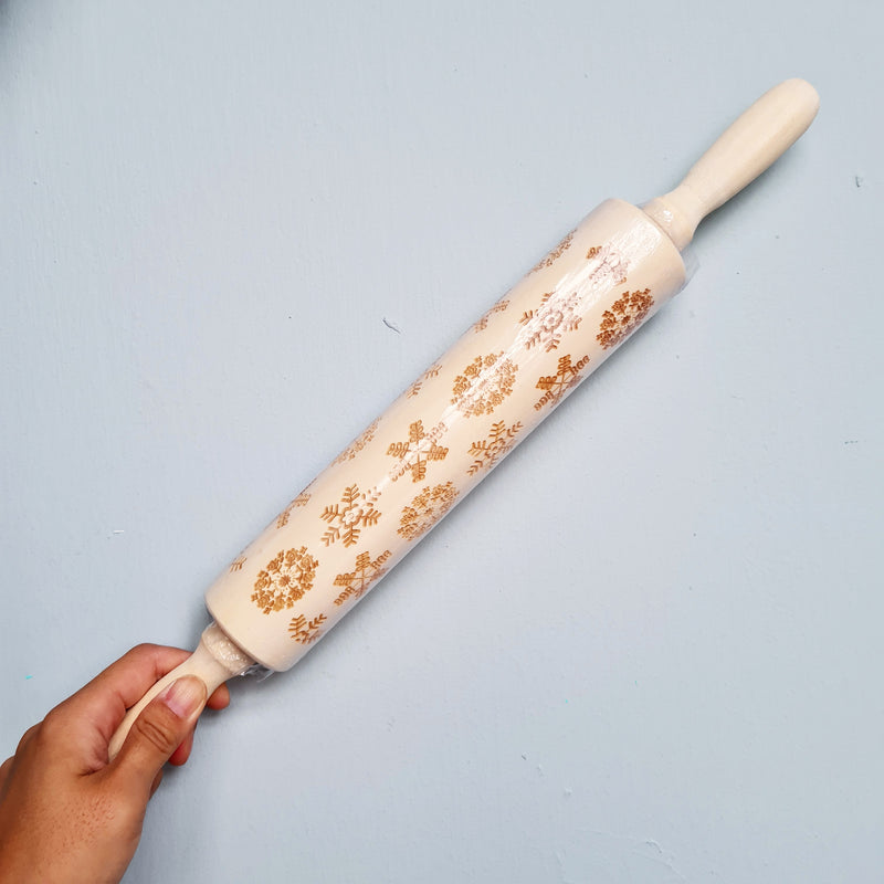 Snowflakes Rolling Pin