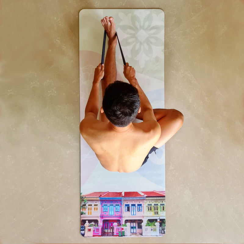 Vegan Suede Yoga Mat - Peranakan house