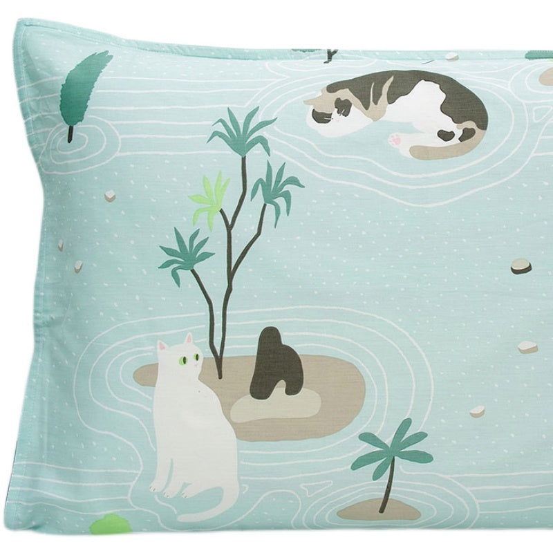 Sweet Dream Kitties Pillow Case Set