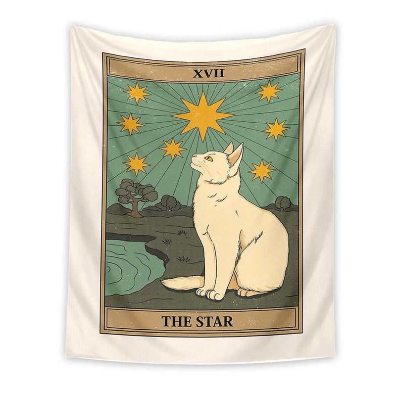 Cat Tarot Tapestry