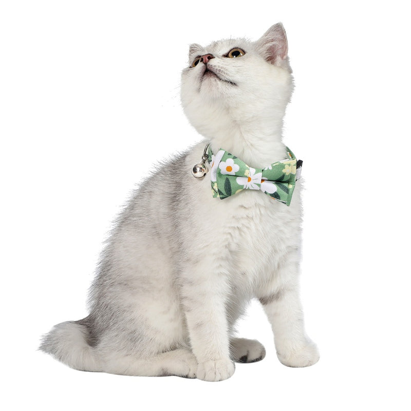 Cat Collar Bowtie - Flora