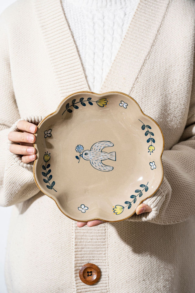 Vintage Clay Style Ceramic Plate series