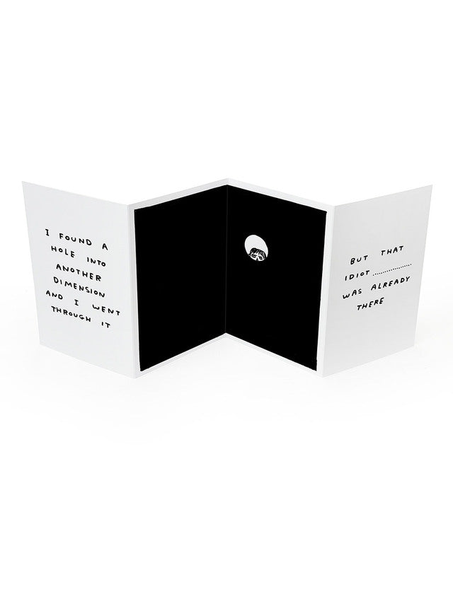 DAVID SHRIGLEY ANOTHER DIMENSION CONCERTINA CARD