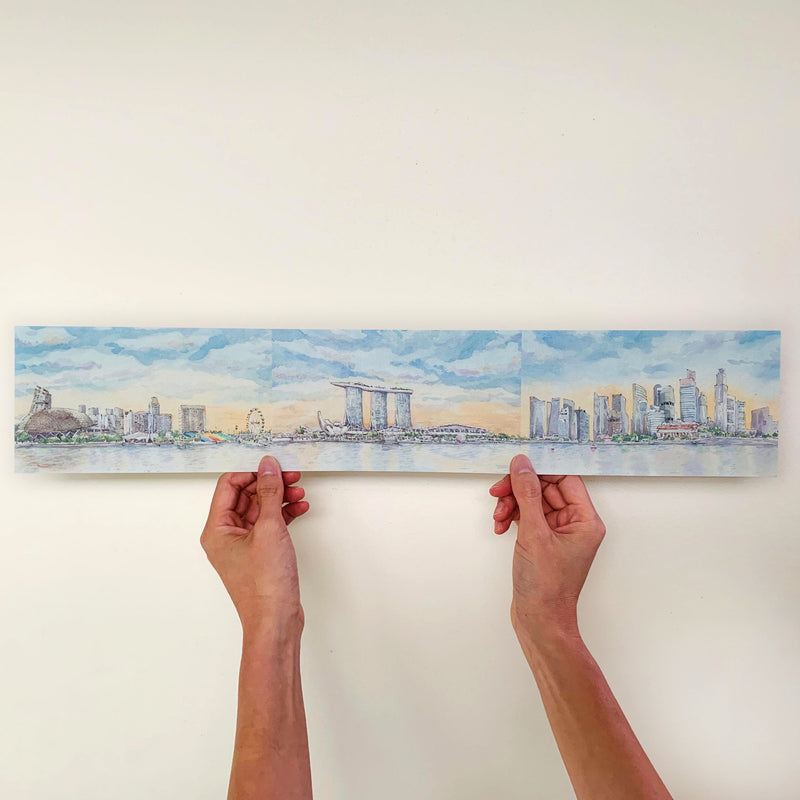 Singapore Skyline Postcards