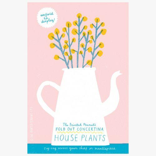 House Plants Concertina Book